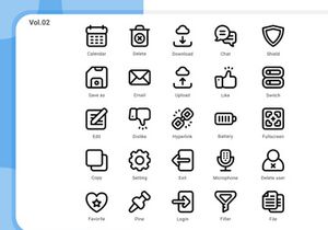 User Interface Icon Pack Vol.02