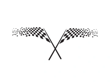 Race flag design illustration preview picture
