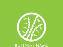 Bamboo Logo Template vector icon
