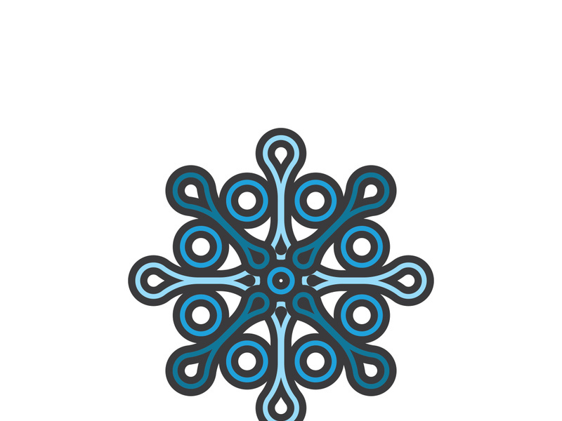 Molecule symbol logo template vector illustration design