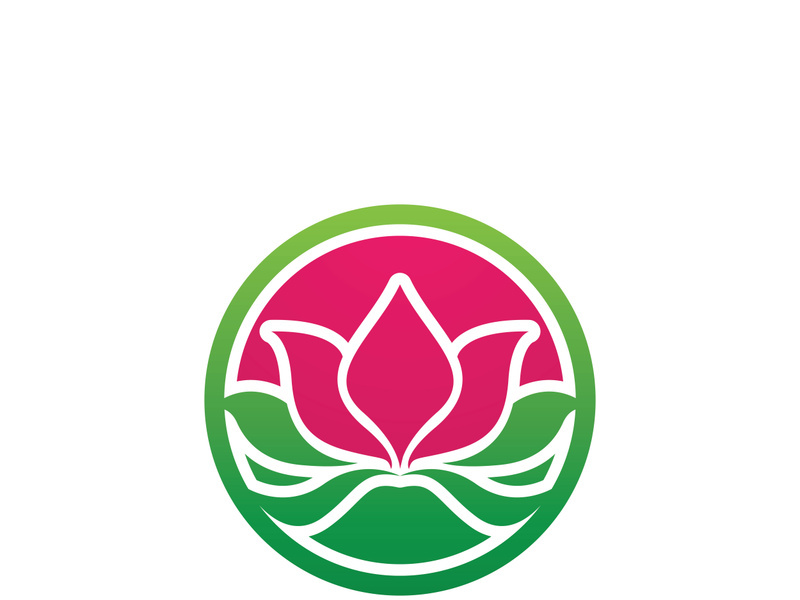 Beauty Vector lotus flowers design logo Template icon