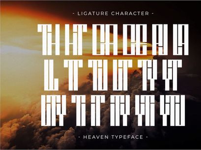 Heaven - Condensed Sans Serif
