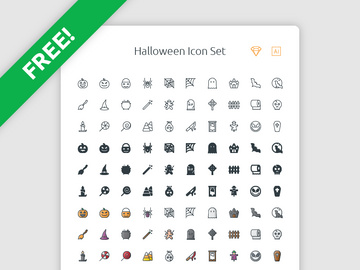 Free Halloween Icon Set preview picture