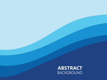 Blue wave water background wallpaper vector preview picture