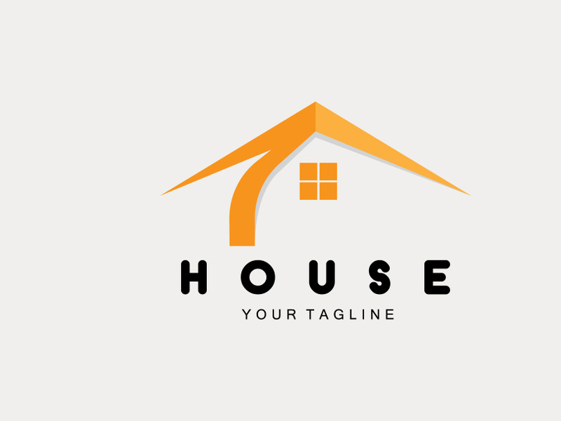 Home Design Logo, Building Logo, Property And Construction Company Icon