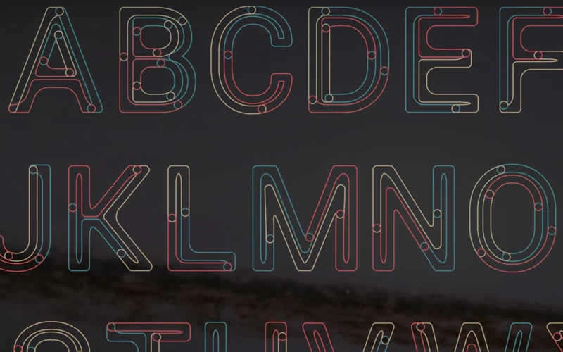 Alphabet: Animated Font & AE Project