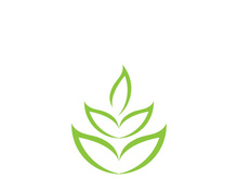 Green leaf ecology nature element vector icon