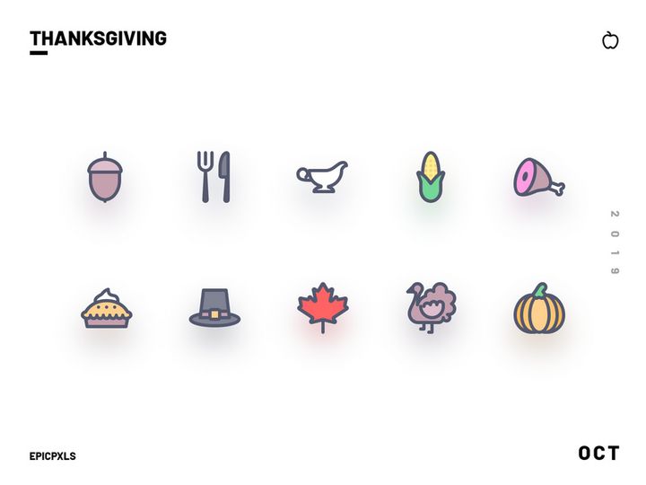 Thanksgiving Icons preview picture