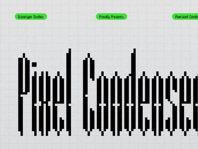 Pixel Condensed | Pixelated Condensed