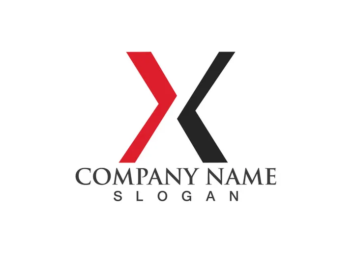 X Logo and symbol vector icon