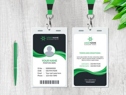 Creative ID Card Design Template