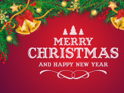Background Merry Christmas And Happy New Year
