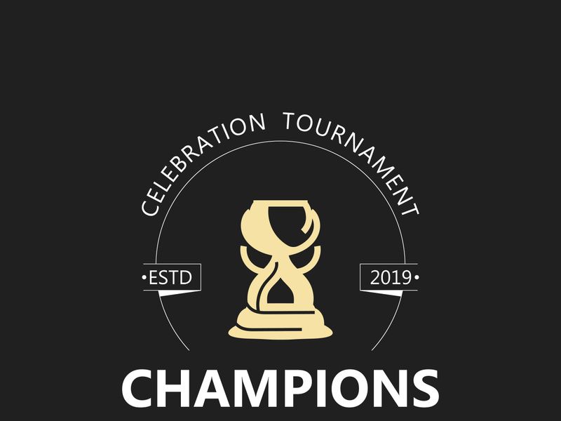 Trophy Logo winner, Sports Tournament Championship Cup Design. minimalist emblem sport, club shop simple icon