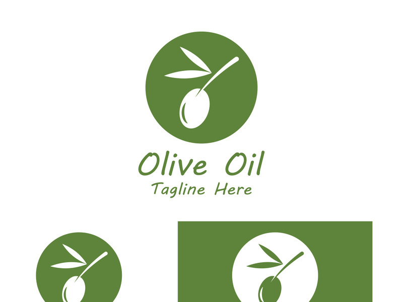 Olive fruit logo design.