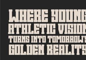 Dreaming Varsity - Modern Slab Serif Font