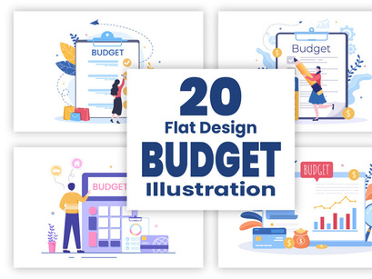 20 Budget Financial to Managing or Planning Illustration