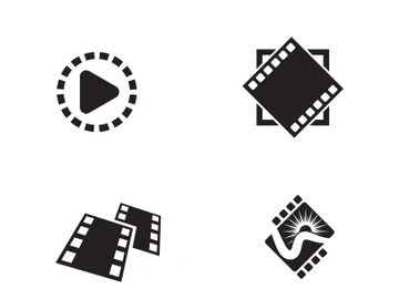 Abstract film icon illustration preview picture