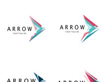 Arrow vector illustration icon Logo Template design