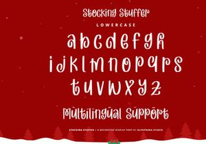 Stocking Stuffer - Display Font