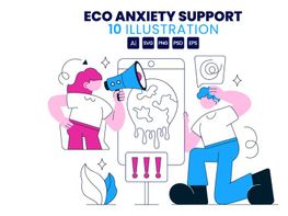10 Eco Anxiety Support Illustration preview picture