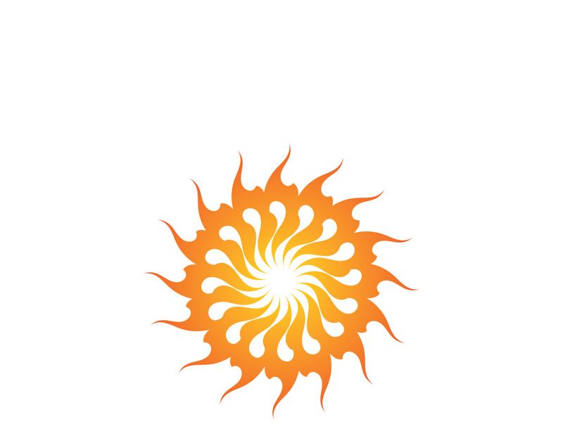 Sun Vector illustration Icon