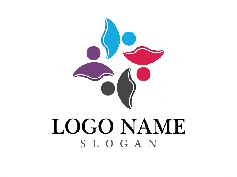 Community logo and symbol vector icon template