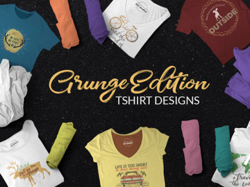 Free 20 Grunge Edition T-shirt Designs preview picture