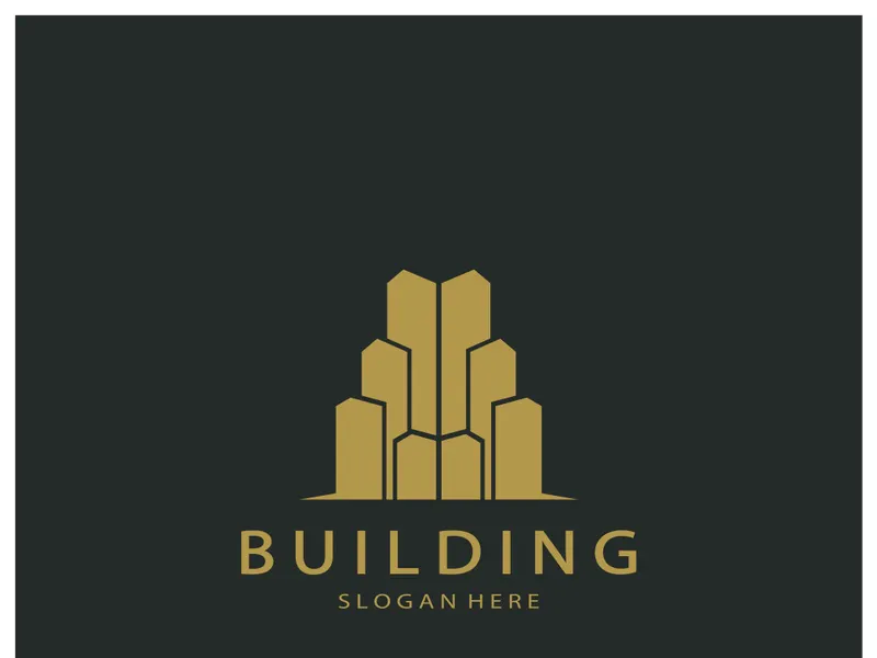 Building logo vector illustration design,Real Estate logo template, Logo symbol icon