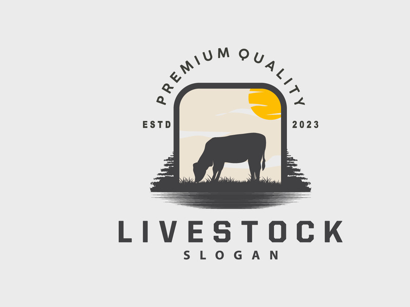 Livestock Logo, Fram Garden Design