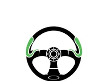 Steering Wheel vector image logo icon
