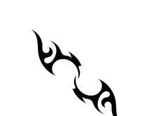 Tribal tattoos. Art tribal tattoo. Vector sketch of a tattoo. Idea for design