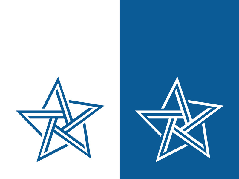 Star icon template vector illustration design