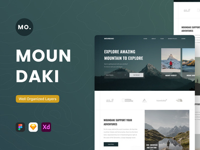 Moundaki - Landing Page Kit for Business, Agency, or Digital Product