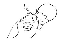 Happy Mother's Day SVG illustration art line