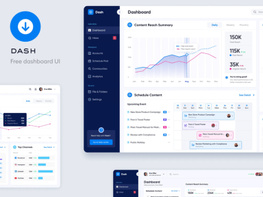 Dash: Free Dashboard Template for Figma preview picture