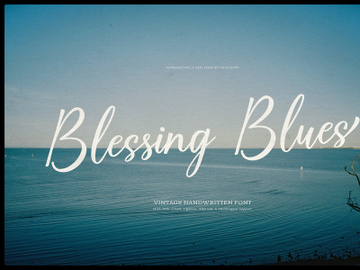 Blessing Blues | Vintage Handwritten preview picture
