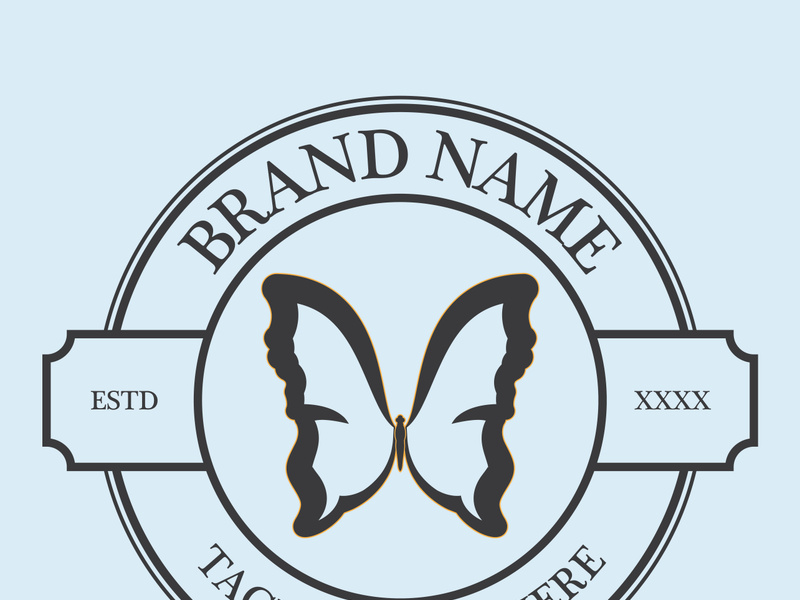 Butterfly logo design