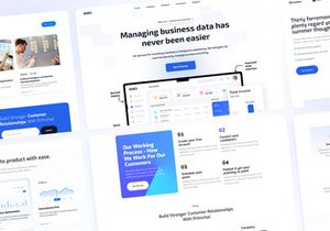 SaaS Product Landing Page for AI Product for Figma