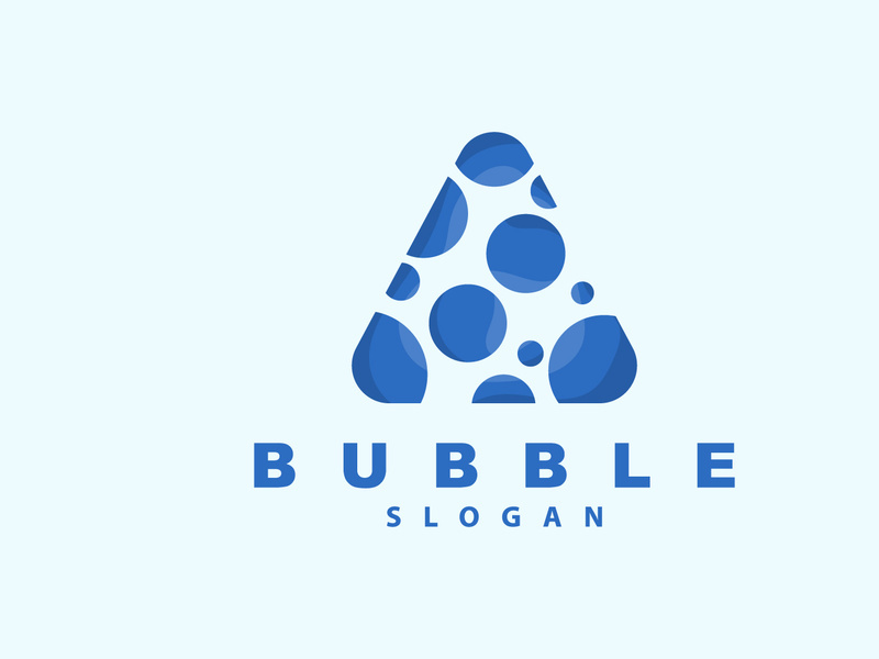 Bubble Logo, Beautiful Bubble Vector, Design Inspiration Element