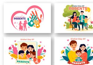 12 Global Day of Parents Illustration