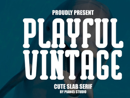 Playful Vintage - Cute Slab Serif preview picture
