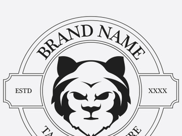 Tiger logo vintage preview picture