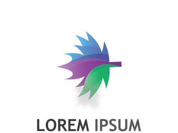 Maple leaf logo design with creative idea preview picture