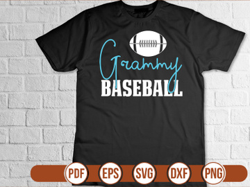 baseball grammy t shirt Design preview picture