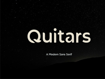 Quitars Modern Sans Serif preview picture