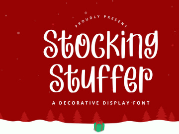 Stocking Stuffer - Display Font preview picture