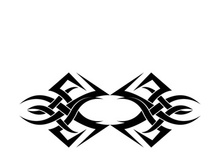 Tribal tattoos. Art tribal tattoo. Vector sketch of a tattoo. Idea for design