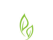Green leaf ecology nature element vector icon