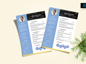 Resume CV Template-08 preview picture