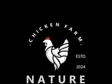 Chicken Farm logo design, animal icon for groceries, butcher shop, farmer market livestock template